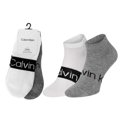 Ponožky Calvin Klein 2Pack 701218712001 Grey/White