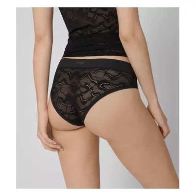 Dámské kalhotky GO Allround Lace Hipster - BLACK - černé 0004 - SLOGGI BLACK 01