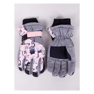 Yoclub Children's Winter Ski Gloves REN-0246G-A150 Multicolour