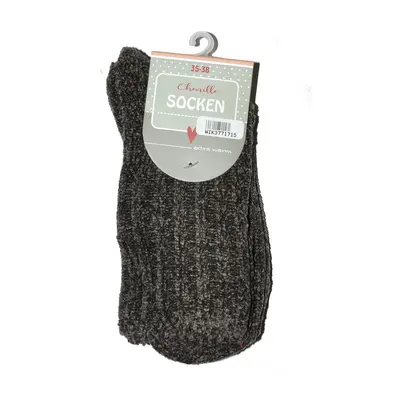 Dámské ponožky WiK 37717 Chenille Socks 35-42 Béžová