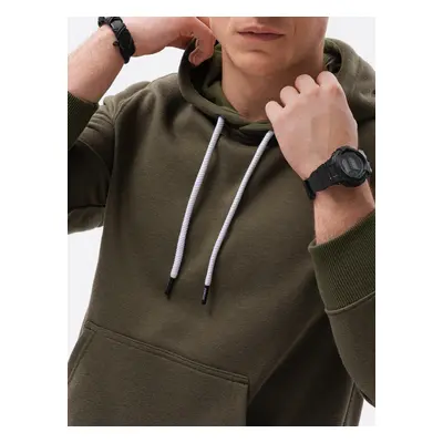 Pánská mikina Ombre Hoodie B979 Olive