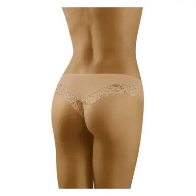 Dámská tanga Karioka beige - WOLBAR Béžová