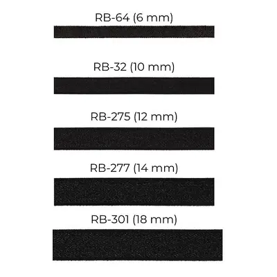 Látková ramínka Julimex 18mm RB 300,301 bílá