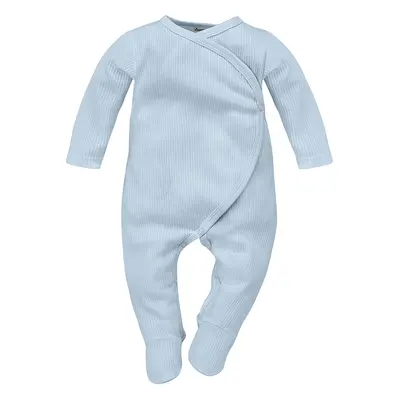 Pinokio Lovely Day Babyblue Wrapped Overall LS Blue Stripe