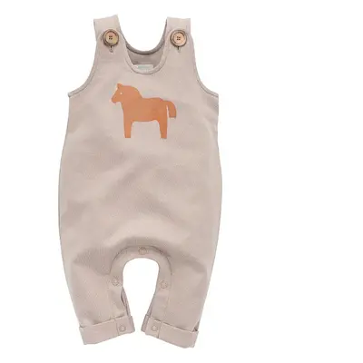 Pinokio Dřevěné kalhoty Pony Dungarees Beige