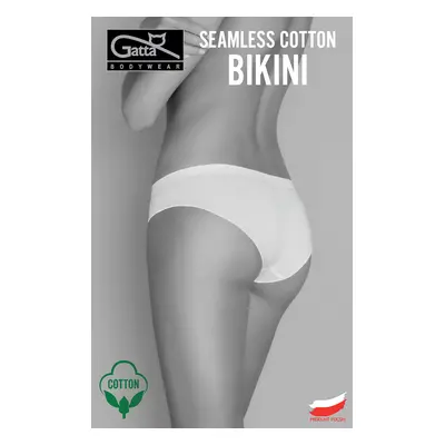 Dámské kalhotky Gatta Seamless Cotton Bikini 41640 bílá