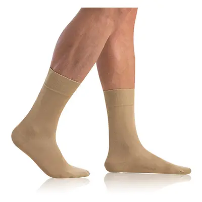 Bambusové klasické pánské ponožky BAMBUS COMFORT SOCKS - BELLINDA - béžová