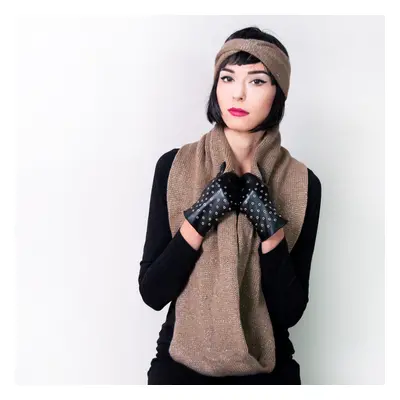 Art Of Polo Snood Sz14300-4 Light Brown