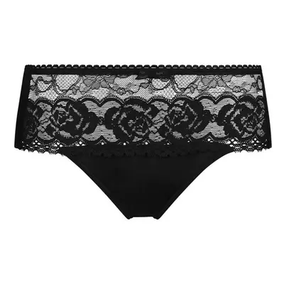 Dámské krajkové kalhotky PLAYTEX FLOWER ELEGANCE MIDI BRIEF - PLAYTEX - černá