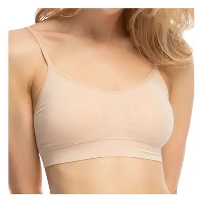 Dámský sportovní top Lounge bra beige - JULIMEX béžová