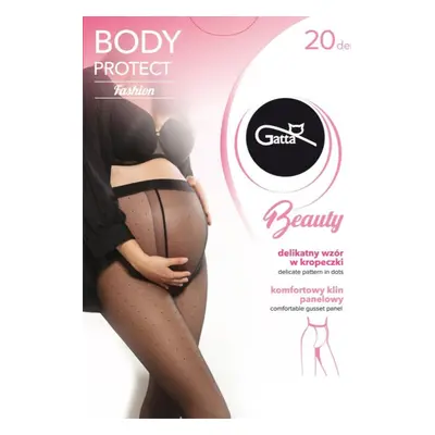 Dámské punčochové kalhoty GB BODY PROTECT - 20 DEN, Puntíky nero