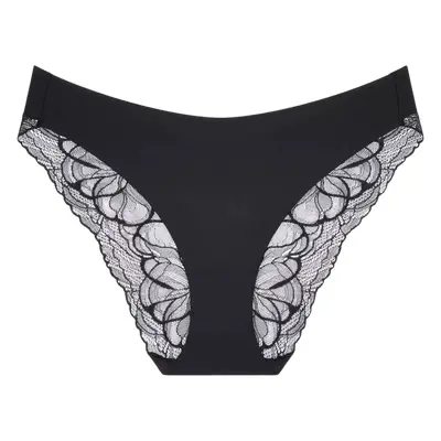 Dámské kalhotky Body Make-Up Illusion Lace Highleg Tai - BLACK - černé 0004 - TRIUMPH BLACK