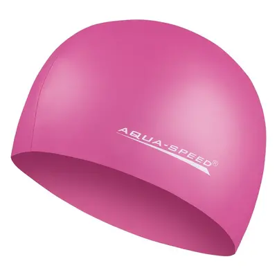 AQUA SPEED Plavecká čepice Mega Pink Dark Pattern 27