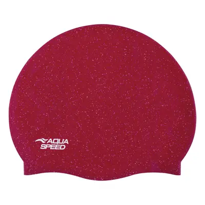 AQUA SPEED Plavecká čepice Reco Red Pattern 31