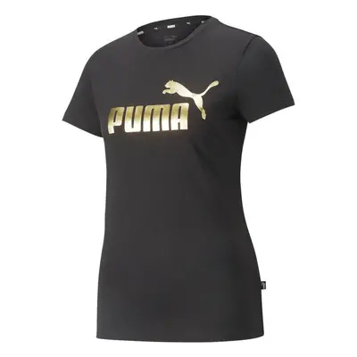 Puma ESS+ Metallic Logo Tee W 848303 01 tričko