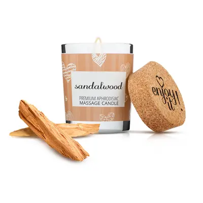 Masážní svíčka na tělo Enjoy it! Sandalwood - Magnetifico