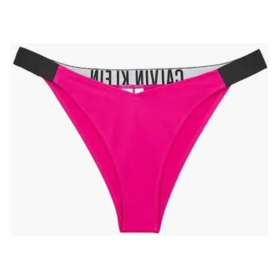 Spodní díl plavek Delta bikini KW0KW01726 T01 růžová - Calvin Klein růžovo-černá