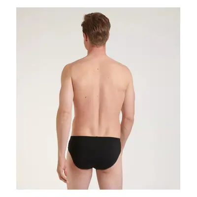 Pánské slipy GO Natural Brief C2P - BLACK - černé 0004 - SLOGGI BLACK