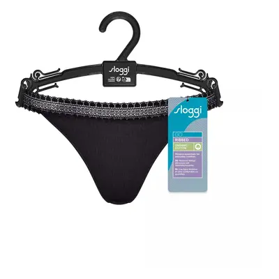 sloggi GO Ribbed R Tanga C2P - BLACK - SLOGGI BLACK - SLOGGI