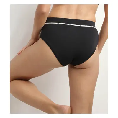 Dámské kalhotky DIM ICONS HIGHWAIST BRIEF - DIM - černá