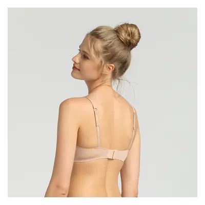 Dámská vyztužená podprsenka bez kostic DIM WIREFREE TRIANGLE PADDED BRA - DIM - tělová