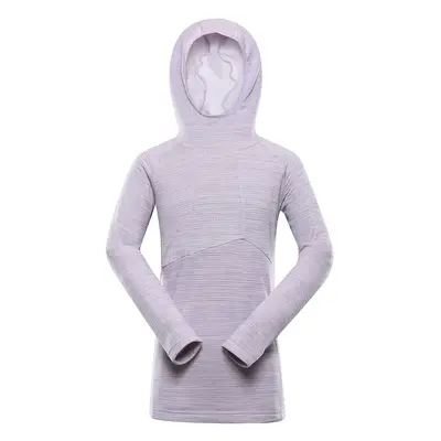 Dětská rychleschnoucí mikina ALPINE PRO GORFO pastel lilac 116-122