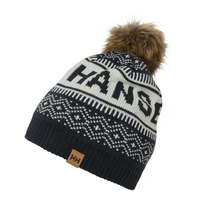 Unisex zimní čepice Champow Beanie 67451-597 Černá s bílou - Helly Hansen černá s bílou