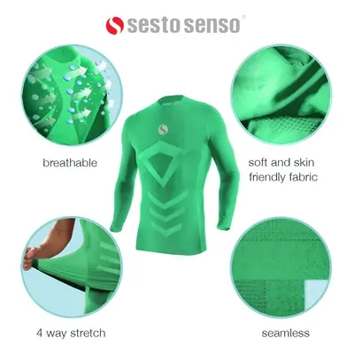 Sesto Senso Thermo Top Short CL39 Green