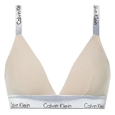 Podprsenka Bralette QF6132E - VJS - Béžová - Calvin Klein béžová