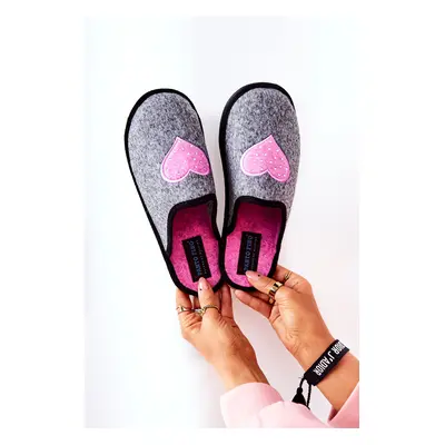 Household slippers Panto Fino II267010 Grey-pink 37