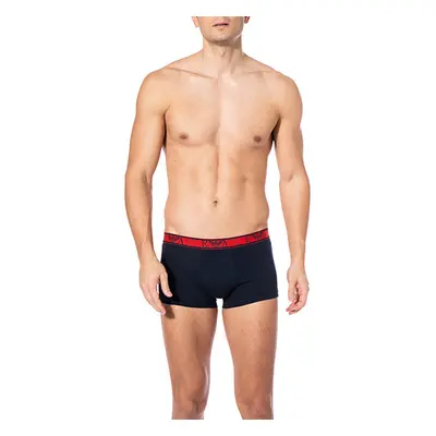 Boxerky 3pcs 111357 9P715 33035 červenotmavěmodrá - Emporio Armani tm.modrá/červená