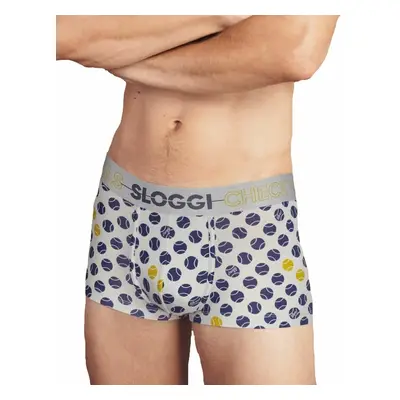 Boxerky Sloggi men Go Movember Hipster C3P světlá kombinace modré (M007) 008