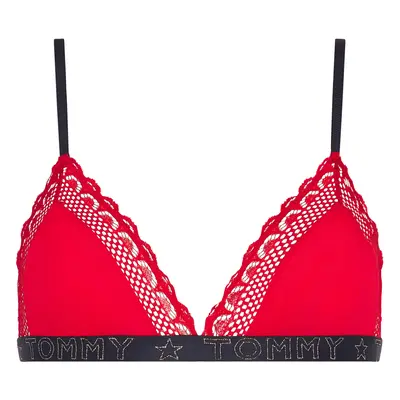 Dámská nevyztužená podprsenka Triangle Bralette Holiday UW0UW02634-XLG - Tommy Hilfiger S