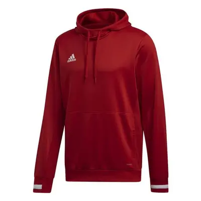 Pánská mikina Team 19 Hoody M DX7335 červená - Adidas