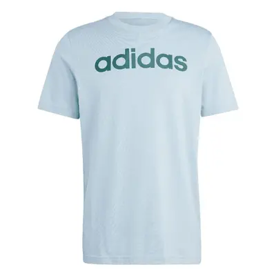 Tričko adidas Essentials Single Jersey Linear vyšitým logem M IJ8651