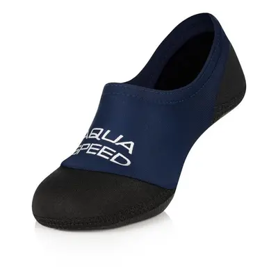 AQUA SPEED Ponožky na plavání Neo Navy Blue Pattern 10