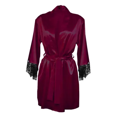 DKaren Housecoat Adelaide Crimson Crimson