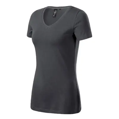 Action V-neck tričko dámské light anthracite S