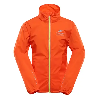 Dětská ultralehká bunda s úpravou dwr ALPINE PRO SPINO spicy orange 128-134