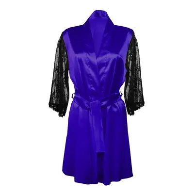 DKaren Housecoat Elizabeth Blue Modrá