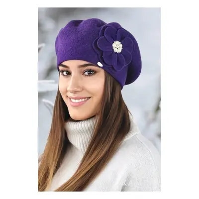 Kamea Beret K.23.023.61 Purpurový