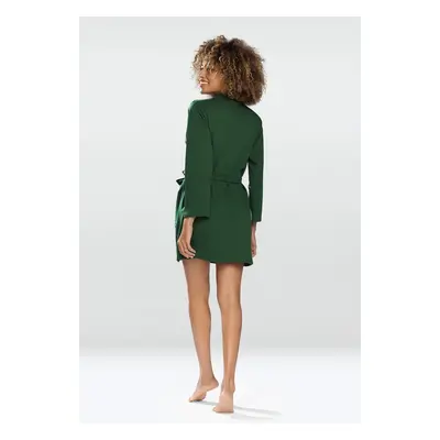 DKaren Housecoat Pola Green