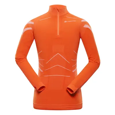 Pánské rychleschnoucí prádlo - triko ALPINE PRO LUBIN spicy orange XS-S