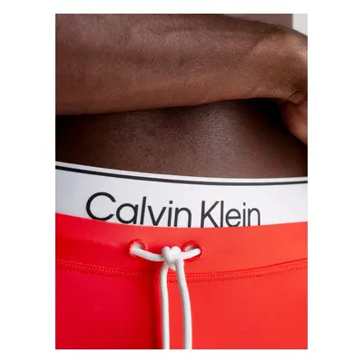 Pánské plavky KM0KM00959 XM9 oranžové - Calvin Klein