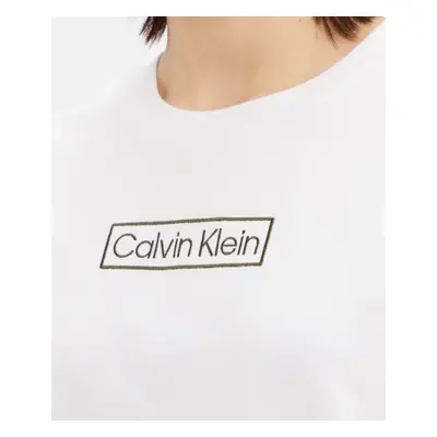 Dámský kraťasový set - QS6804E 0SR bílá/khaki - Calvin Klein bílá/khaki