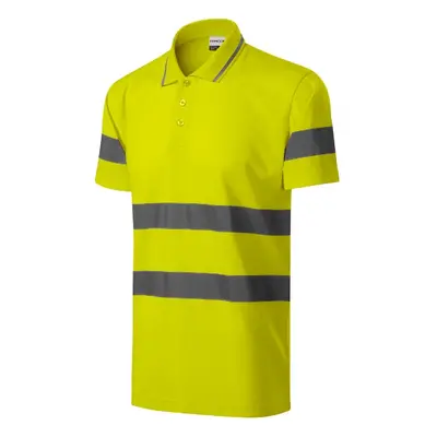 HV Runway polokošile unisex fluorescenční žlutá S