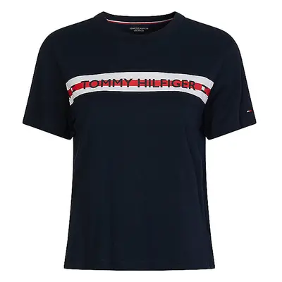 Dámské Tričko s krátkým rukávem UW0UW02551-DW5 - Tommy Hilfiger