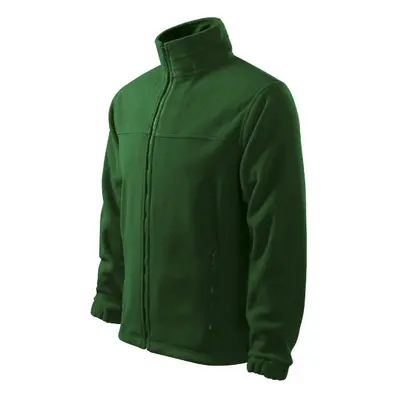 Jacket fleece pánský lahvově zelená