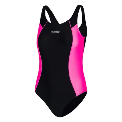 AQUA SPEED Plavky Luna Black/Pink Pattern 19