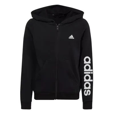 Mikina s kapucí adidas Essentials Linear Logo Full-Zip Hoodie Jr IC3584